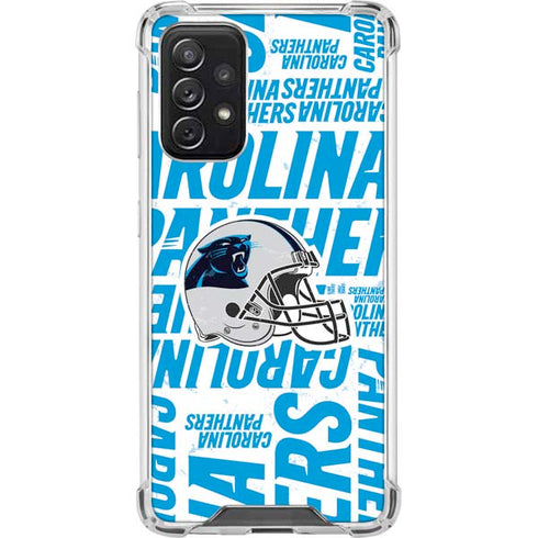 NFL Carolina Panthers - Blast Galaxy A72 5G Clear Case